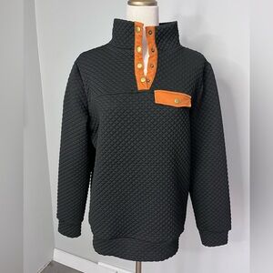 Kennedy Quilted Pullover - Tickled Teal